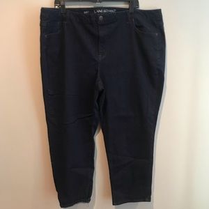Lane Bryant Denim Jean Capri Sz 24